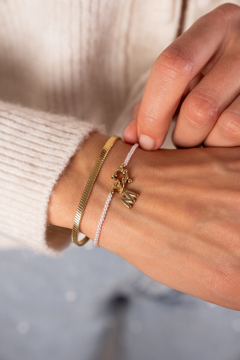 Iconic flat link bracelet