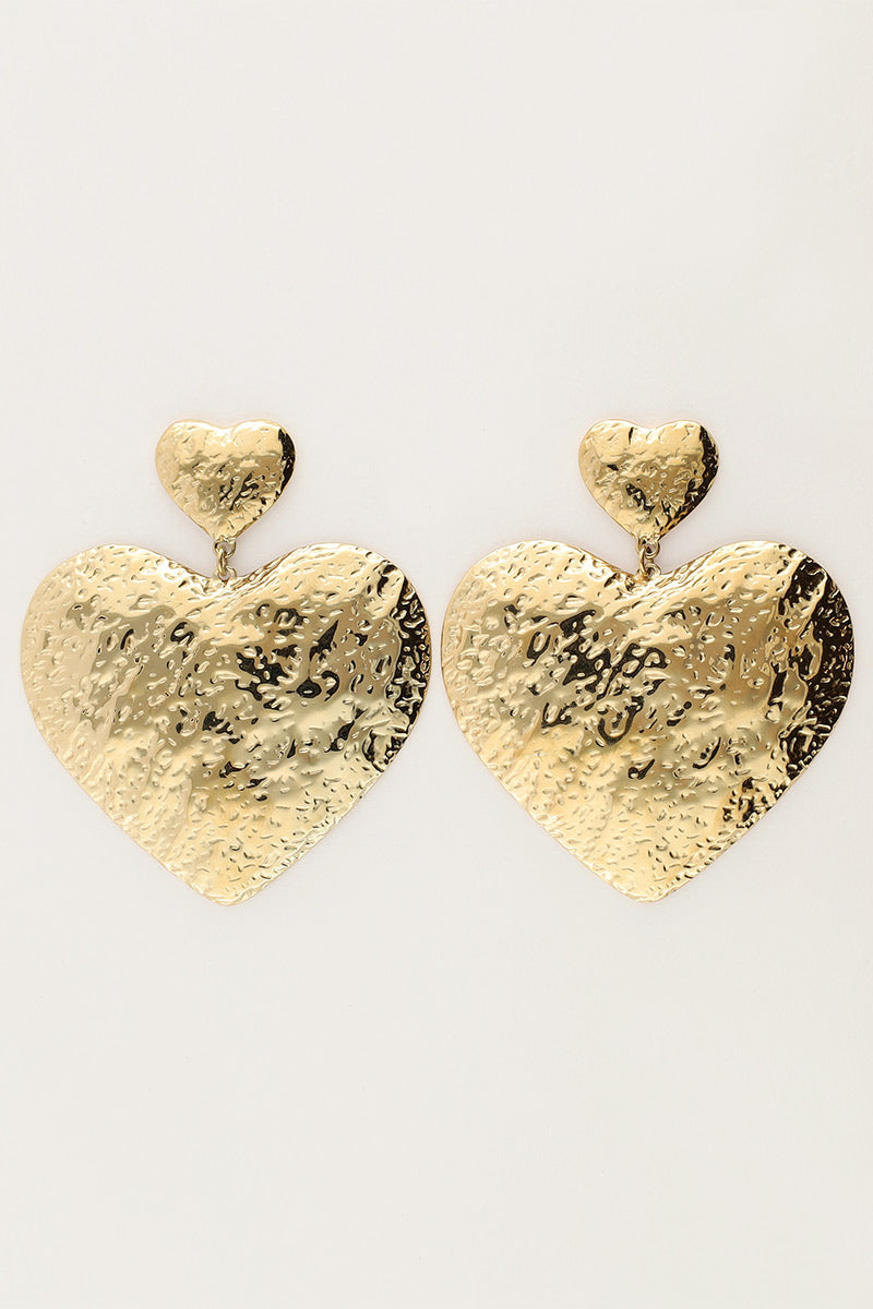 Boucles d’oreilles double cœur