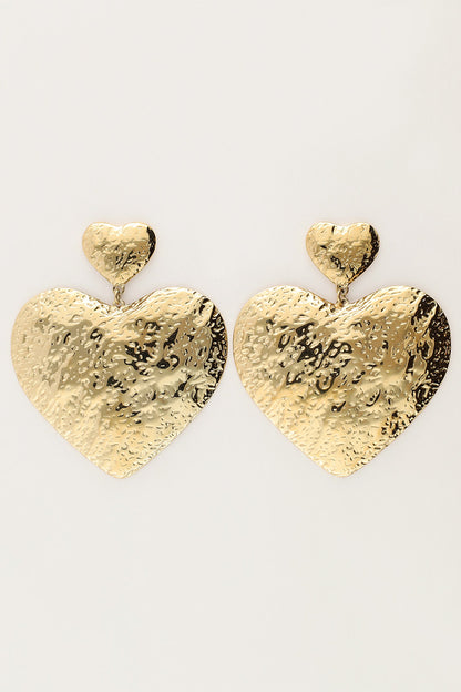 Boucles d’oreilles double cœur