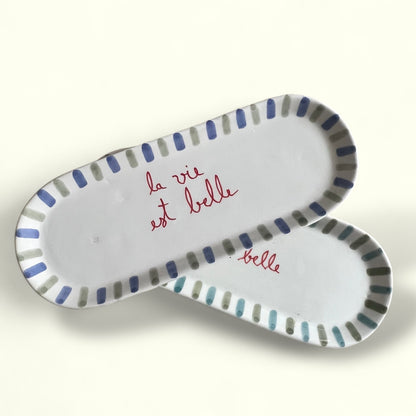 Assiette ovale - DOLCE COLAZIONE