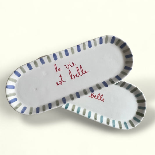 Assiette ovale - DOLCE COLAZIONE