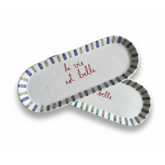 Assiette ovale - DOLCE COLAZIONE