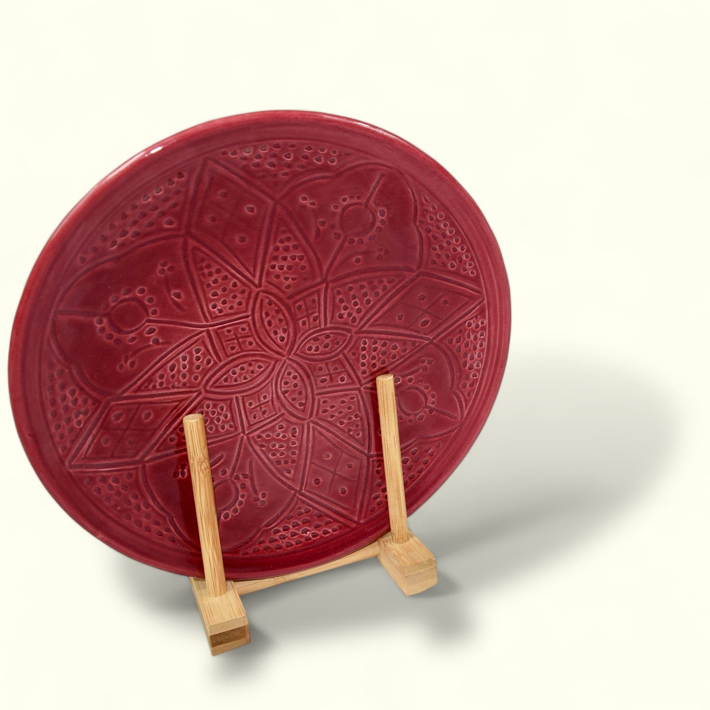 Grande assiette plate - Empreinte Bellaziza