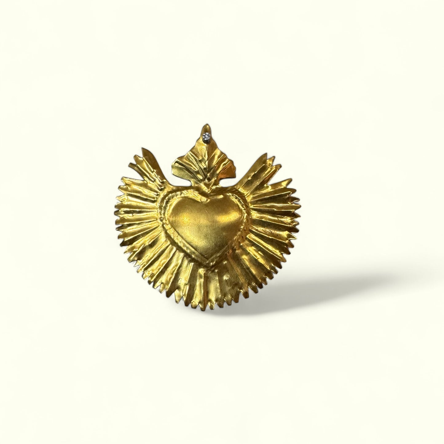 Petit cœur en laiton - CINZIA