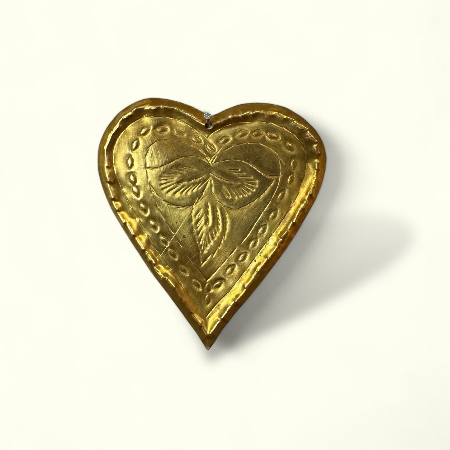 Coeur plein en laiton- CŒUR