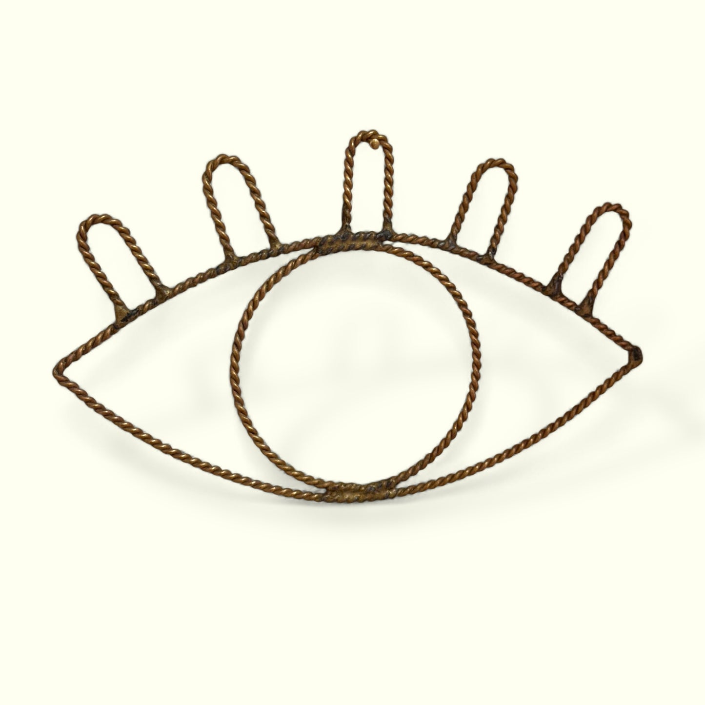 Oeil en laiton torsadé - AYIN