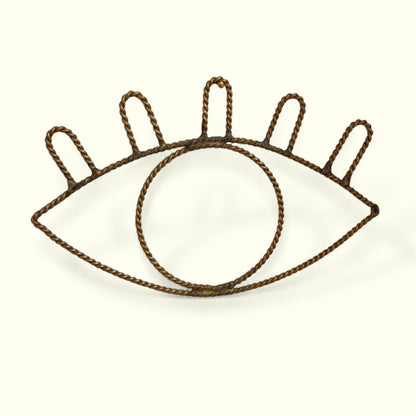 Oeil en laiton torsadé - AYIN
