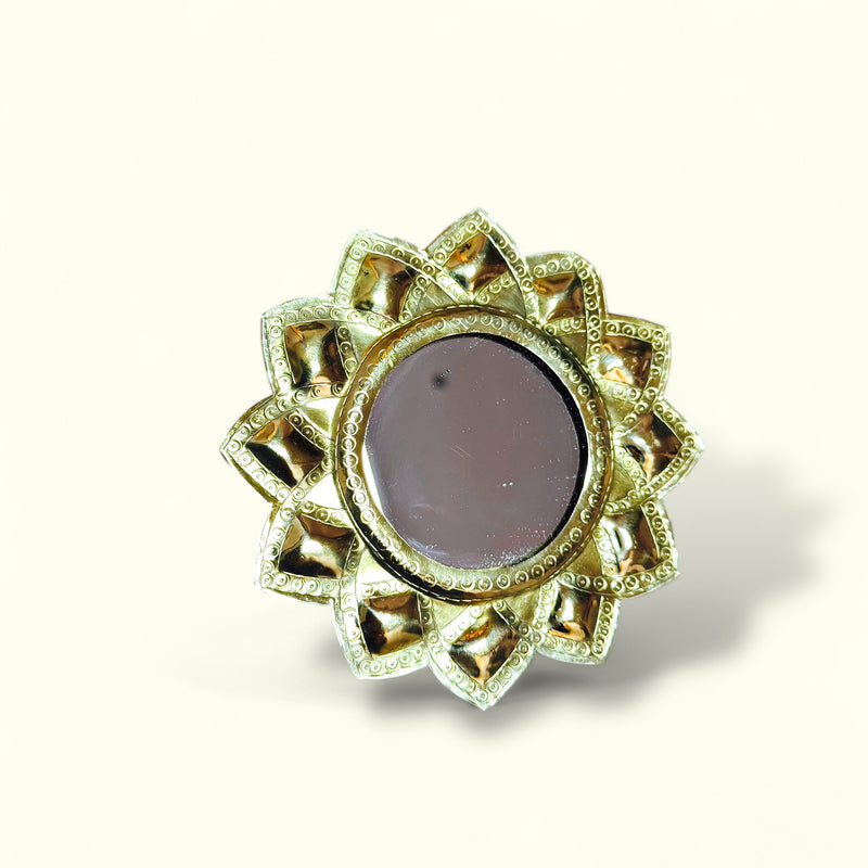 Flocon en laiton avec miroir FLOKKA