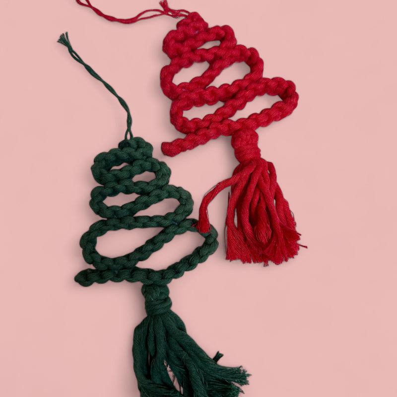 Sapin en macramé AMARAGIH créations