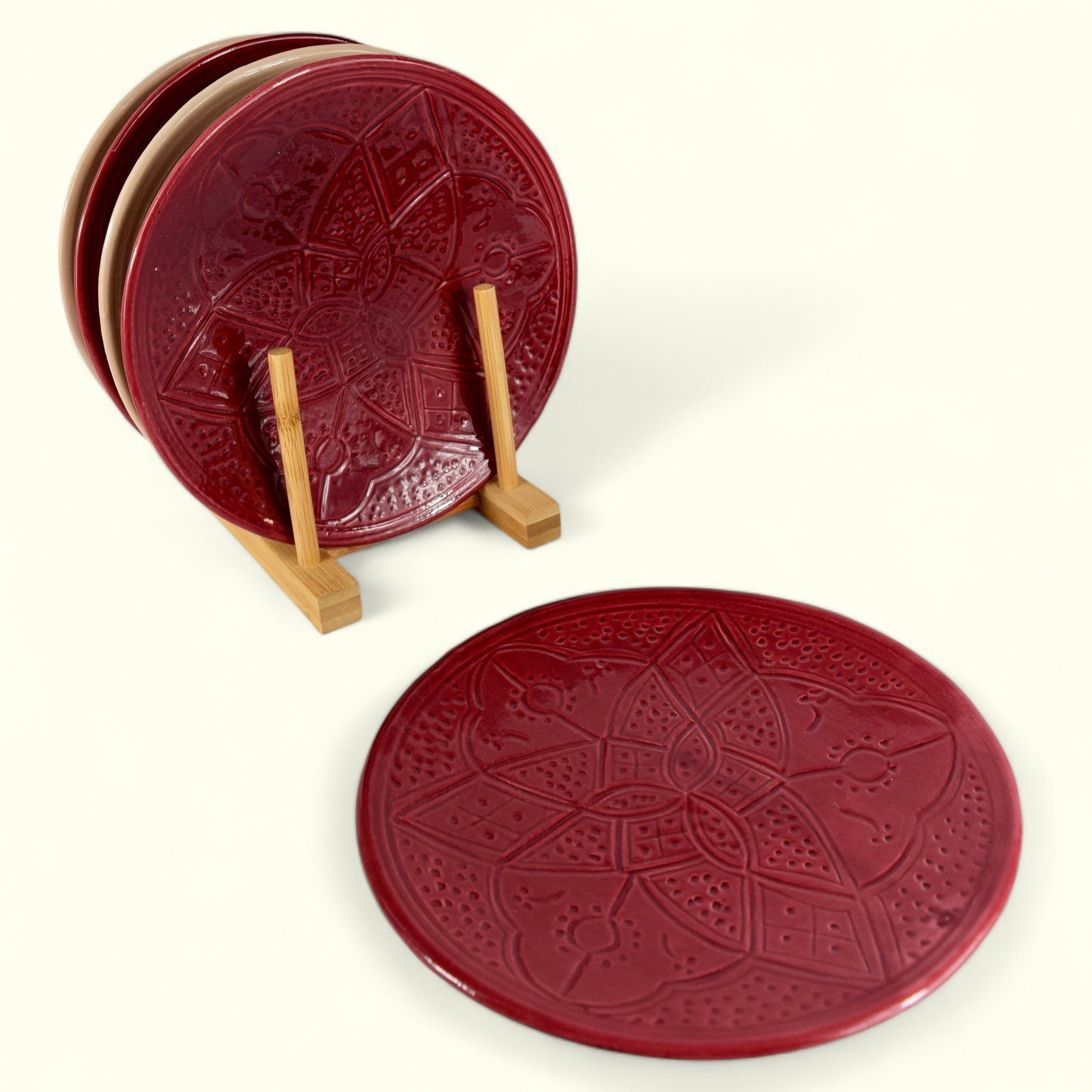 Assiette plate - Empreinte Bellaziza