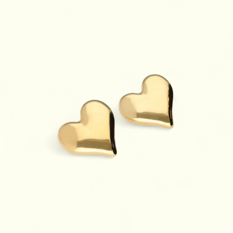 Boucles d'oreilles avec cœur