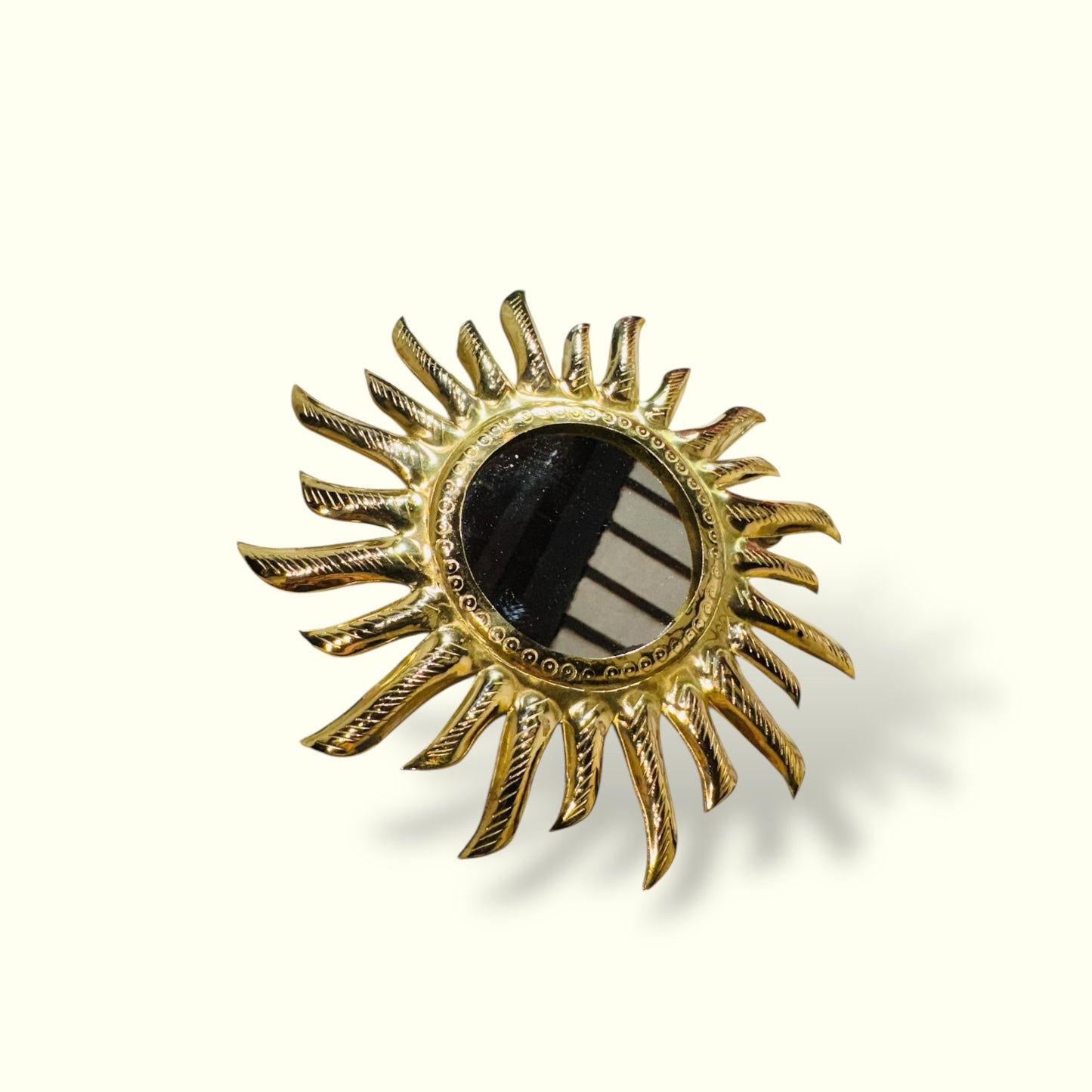 Soleil en laiton avec miroir - CURVO