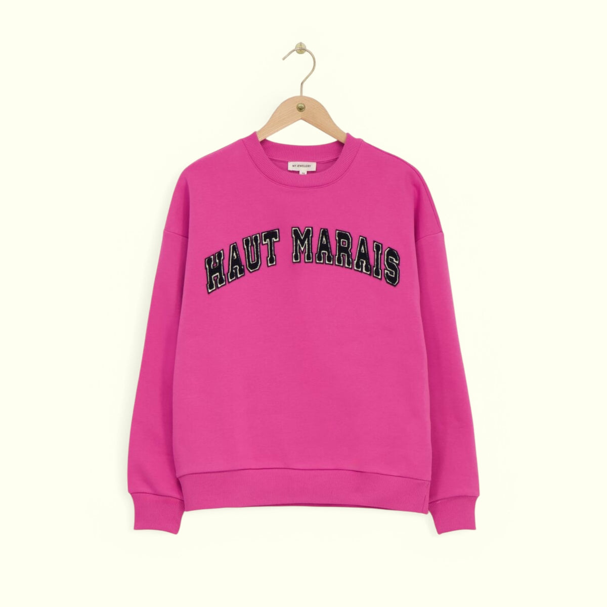Roze sweatshirt "Haut Marais"