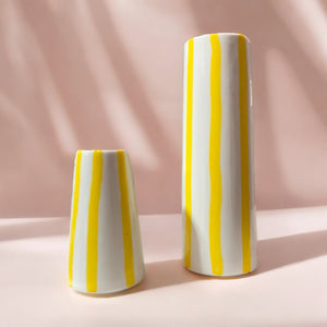 Vase - STRIA YELLOW