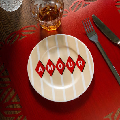 Assiette - AMOUR