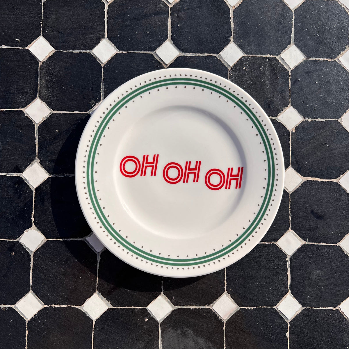 Plate - OH OH OH