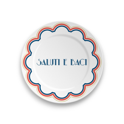 Plate - SALUTI E BACI