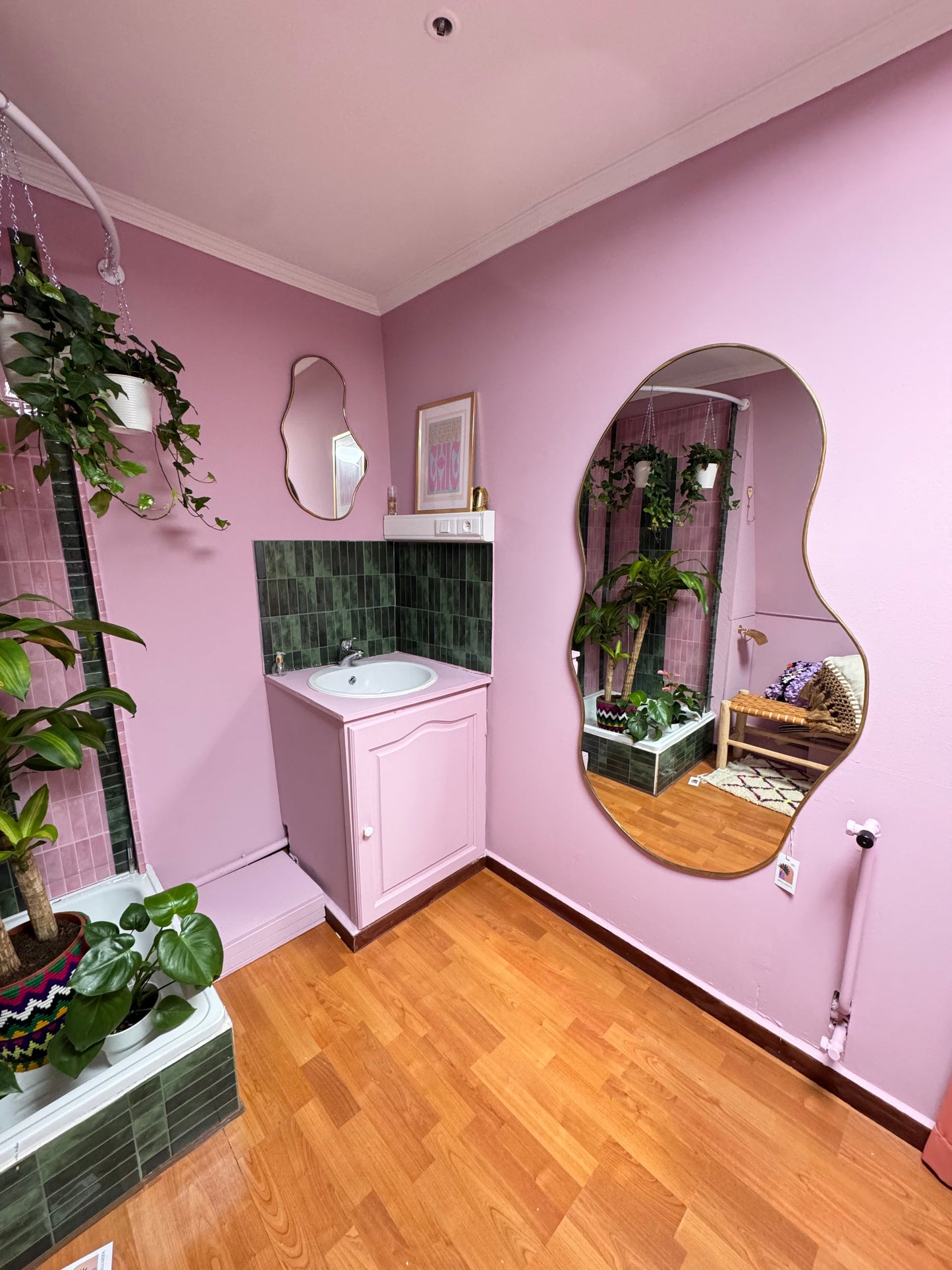 Miroir en laiton Géant -  ORGANIQUE