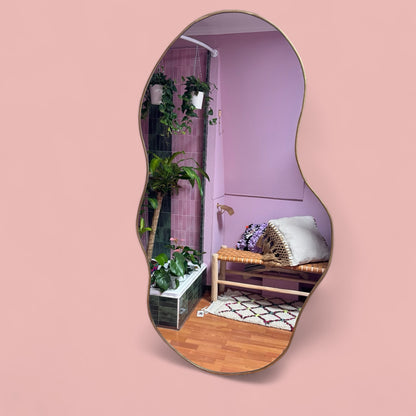 Miroir en laiton Géant -  ORGANIQUE
