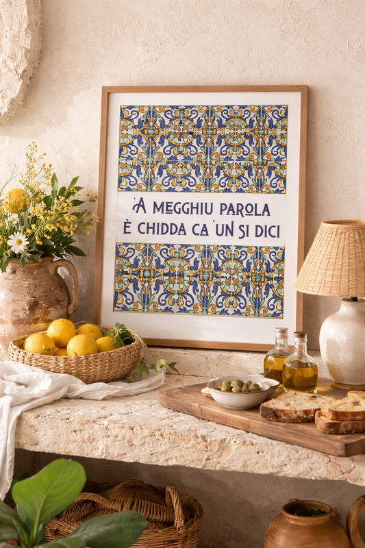 Affiche « PAROLA» - BACI ARTE
