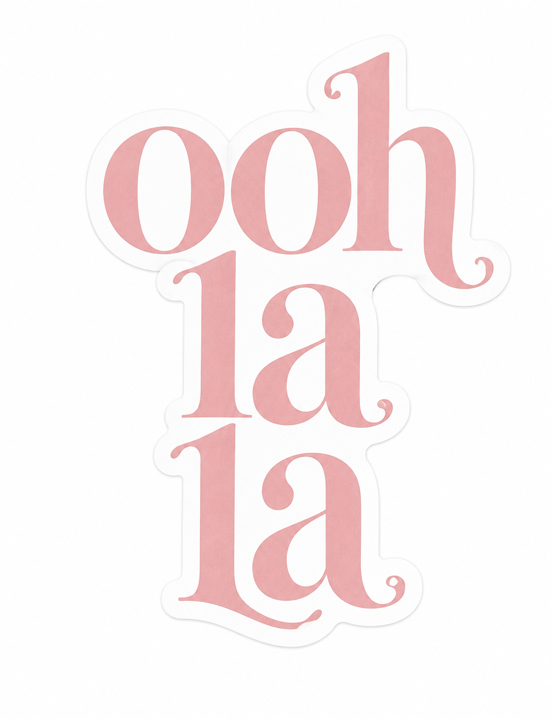 Stickers miroir - Ooh la la