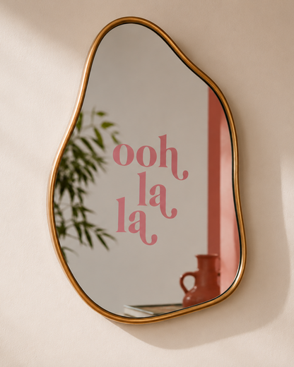 Stickers miroir - Ooh la la