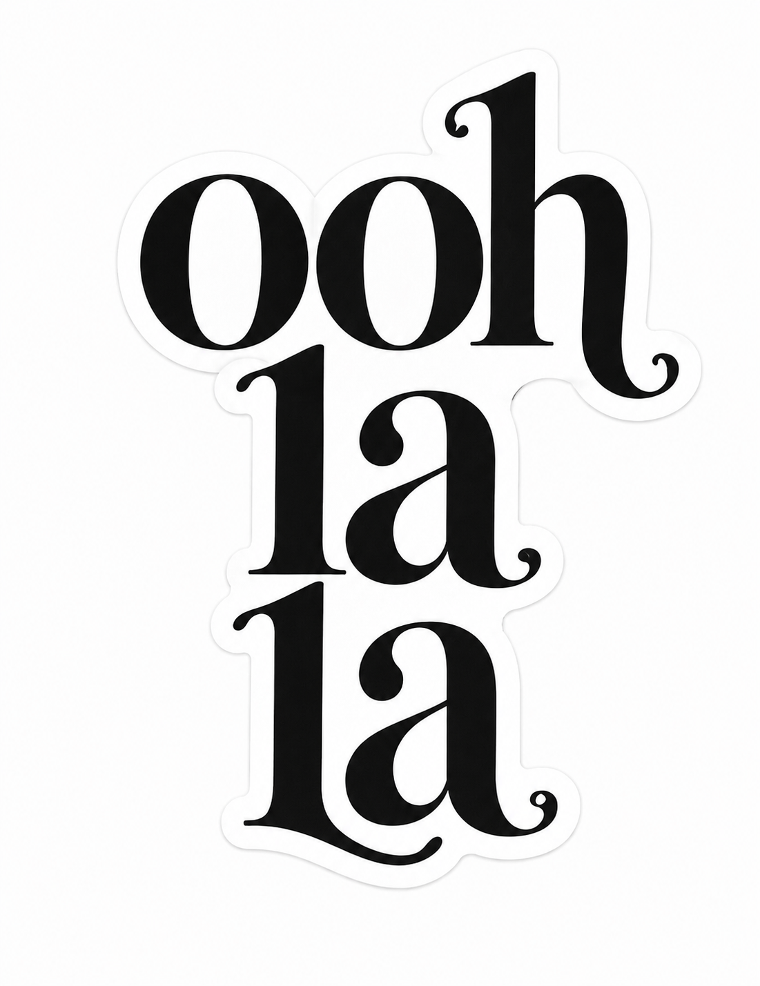 Stickers miroir - Ooh la la