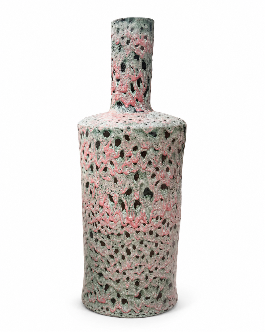 Pot extérieur DRISS - Rose & Vert