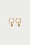 Boucles d'oreilles minimalistes Nomads avec petit soleil