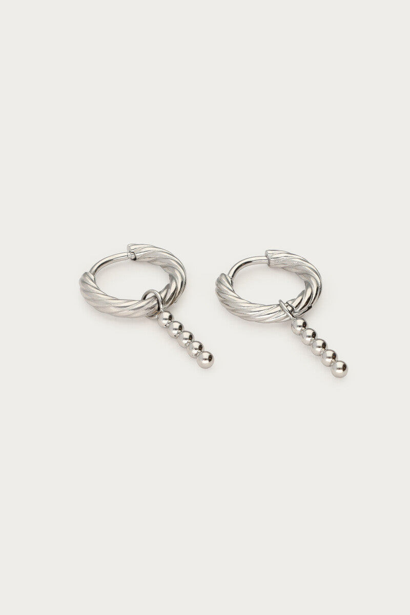 Boucles d'oreilles minimalistes Nomads avec billes