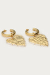 Boucles d'oreilles Nomads avec maxi cœur