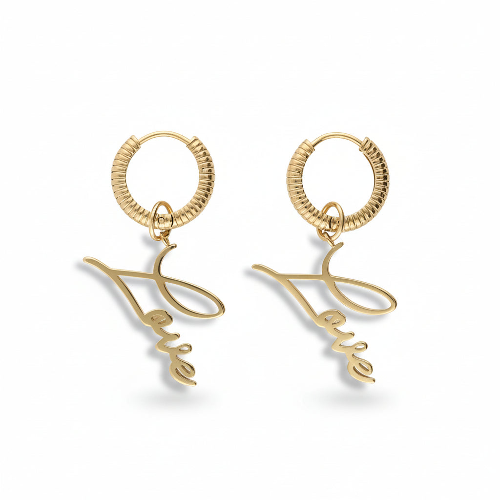Boucles d'oreilles Bold love