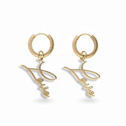 Boucles d'oreilles Bold love