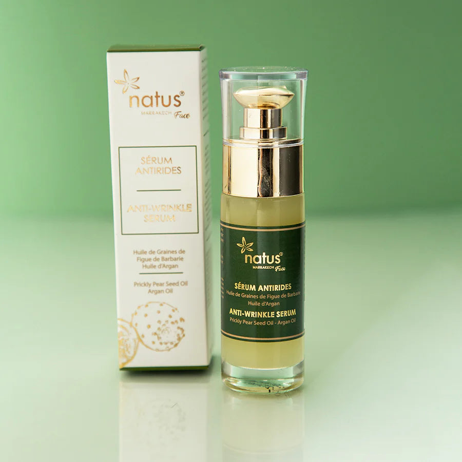 Antirimpelserum met cactusvijgzaadolie en arganolie, 30 ml