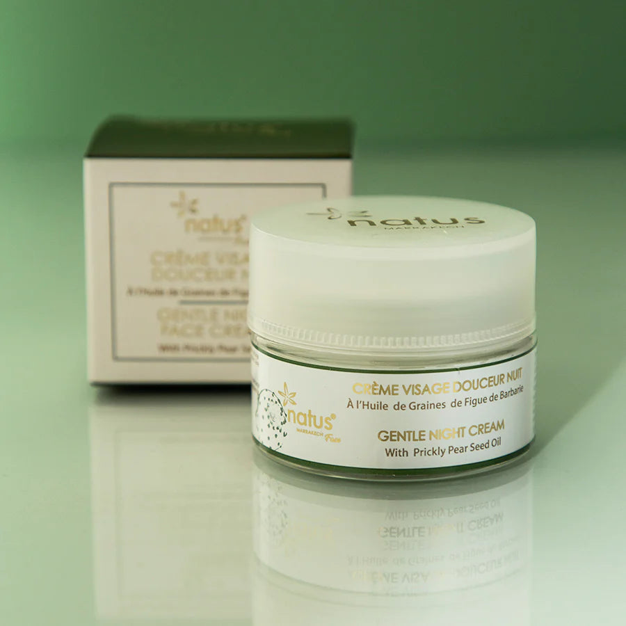 Crème de nuit à l'huile de figue de Barbarie et beurre de karité, 50 ml – Crème visage Douceur Nuit, photo 2