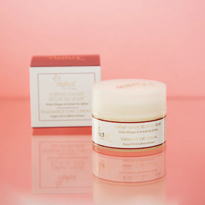 Crème de jour à l'huile d'argan et extrait de safran 50ml