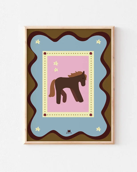 Poster Le cheval (30 x 40 cm)