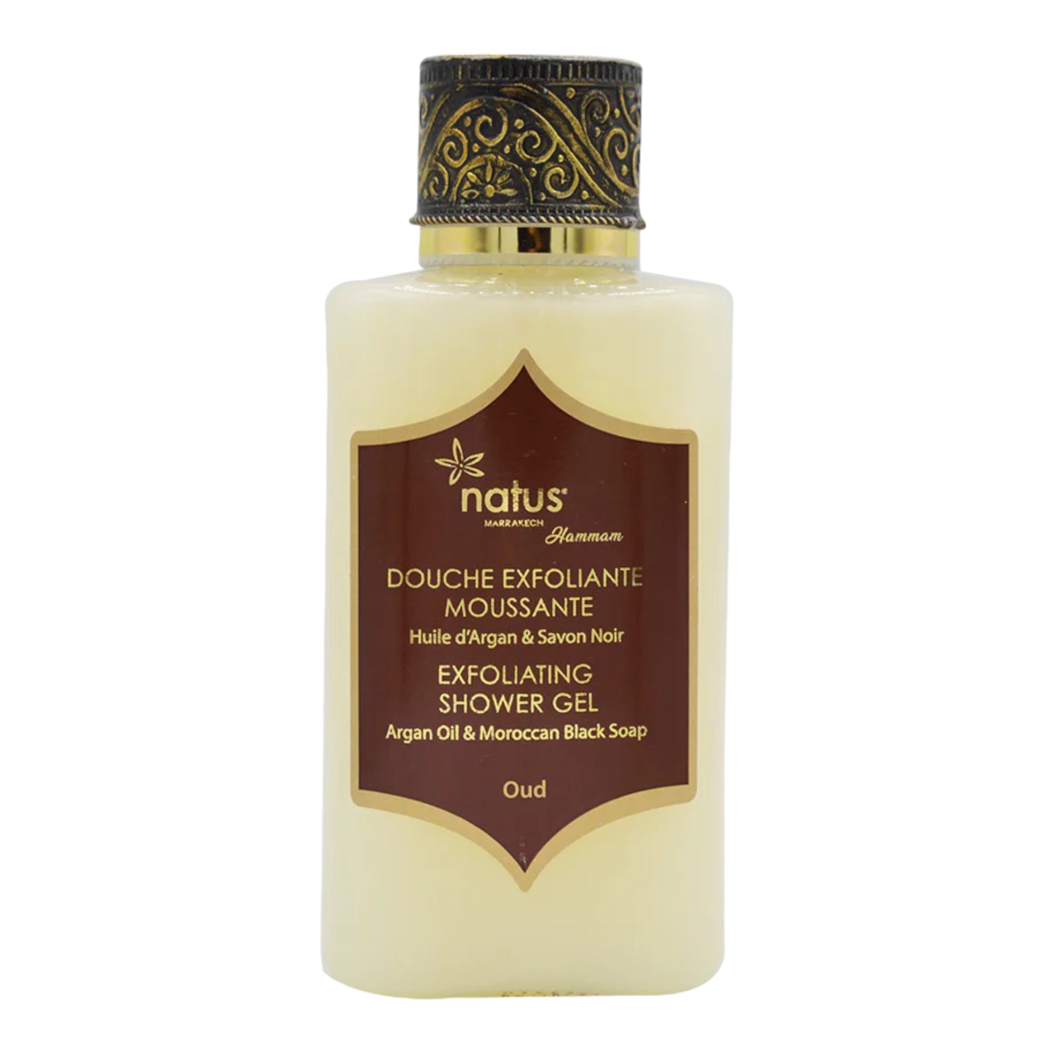 DOUCHE EXFOLIANTE MOUSSANTE HUILE D'ARGAN 200 ML - Natus