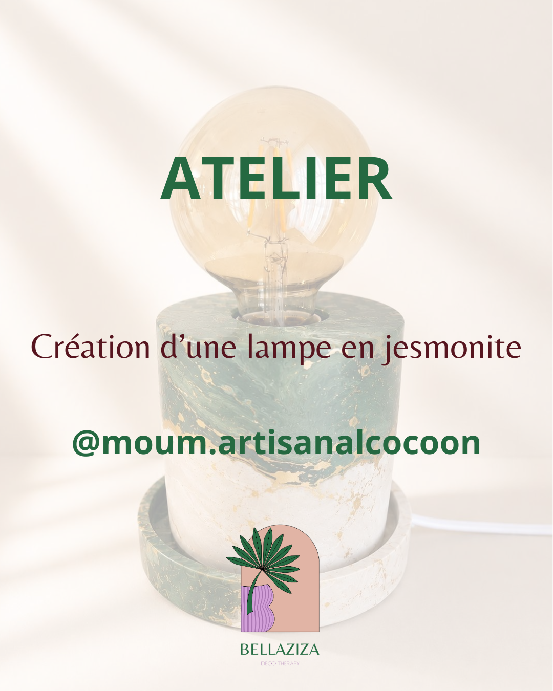 Jesmonite Workshop - 75€ (CLOCK SPECIAL)