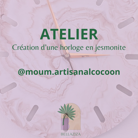Atelier Jesmonite  - 75€ (SPECIAL HORLOGE)