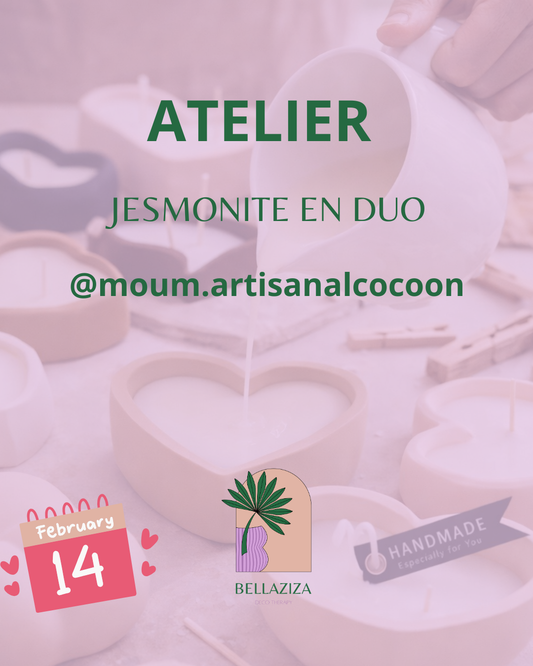 Atelier Jesmonite en duo SAINT VALENTIN   - 100€