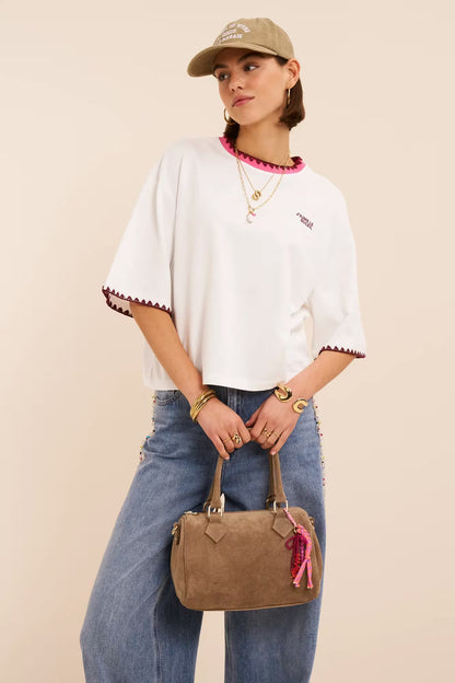 T-shirt blanc "J'aime le soleil"
