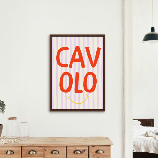 Affiche "Cavolo" - BACI ARTE