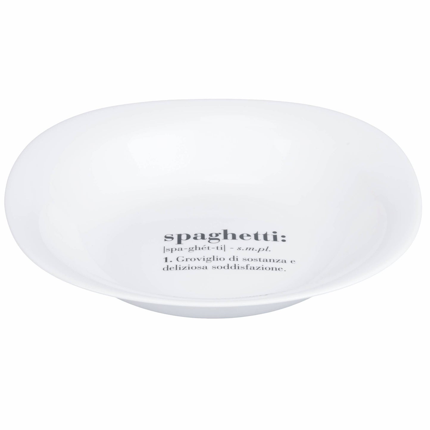 Assiette Creuse Opale CarréeSpaghetti