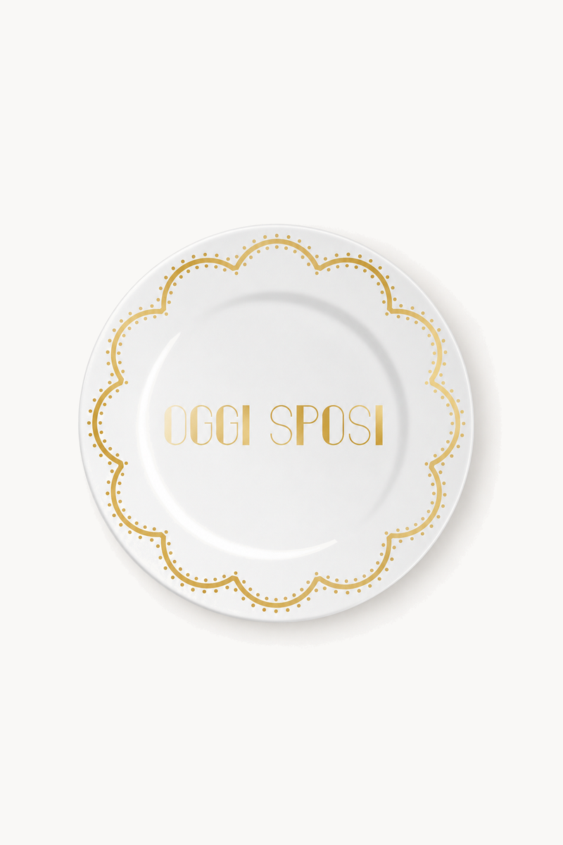 Assiette OGGI SPOSI