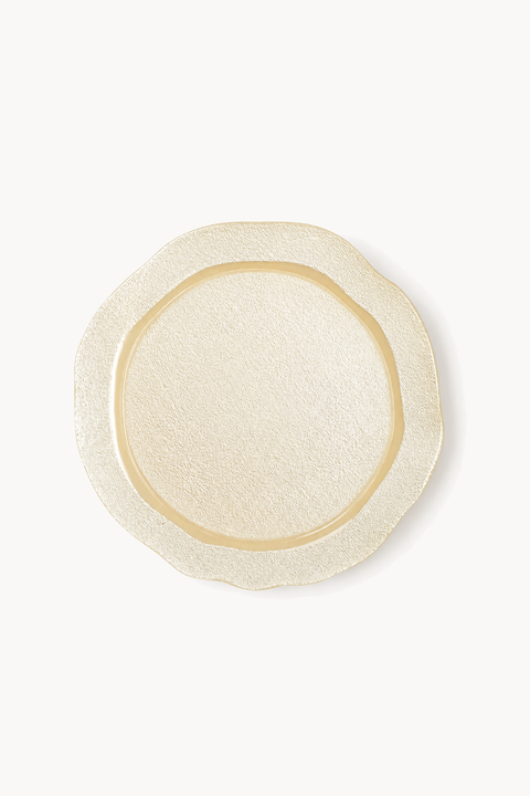 Assiette plate vanille