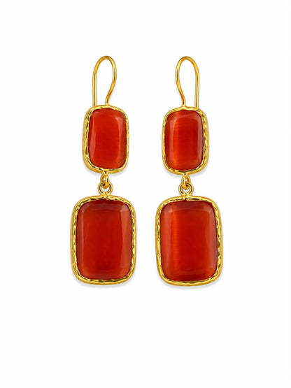 Boucles d'oreilles RECTANGLES