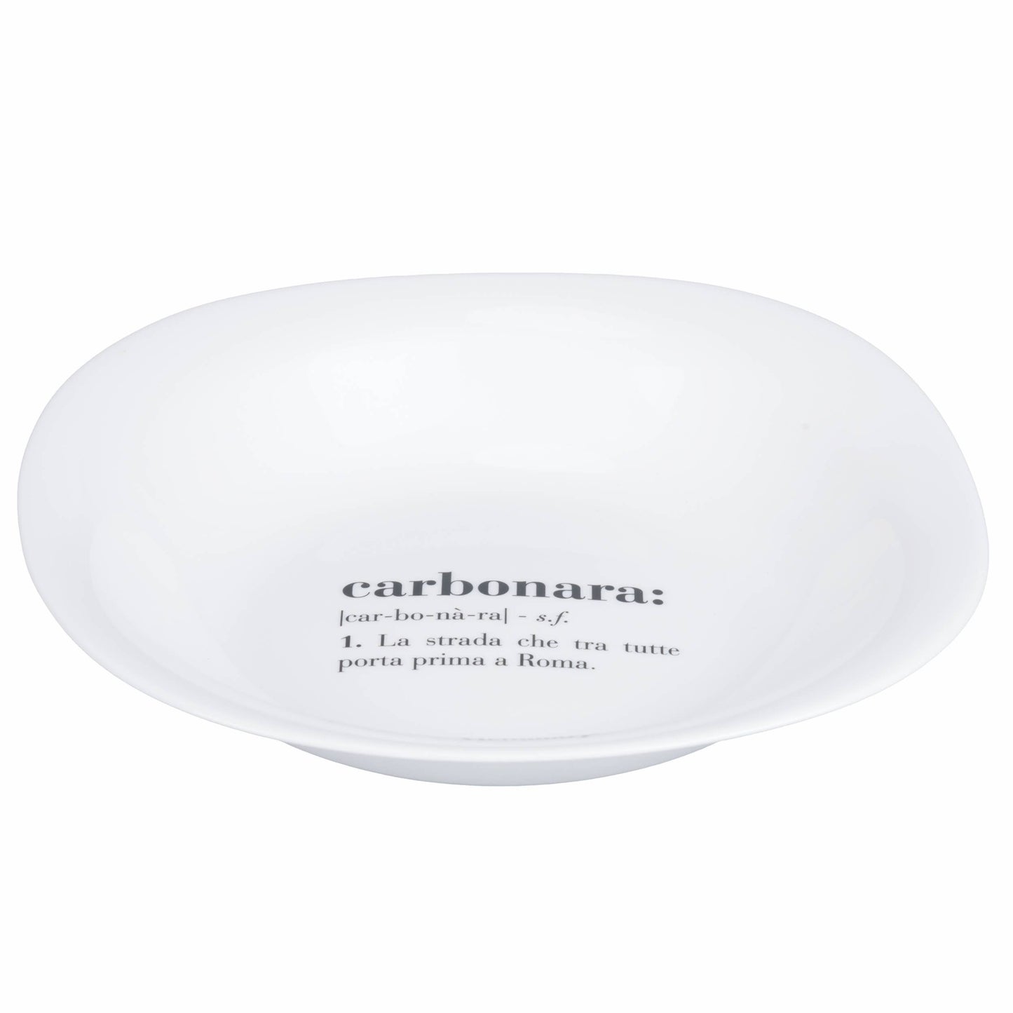 Assiette Creuse Opale Carrée Carbonara