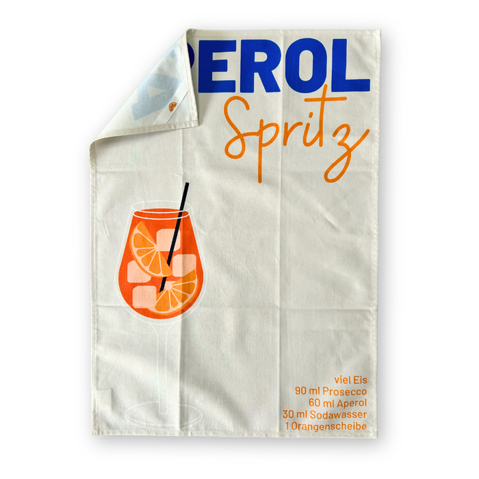 Aperol Spritz tea towel