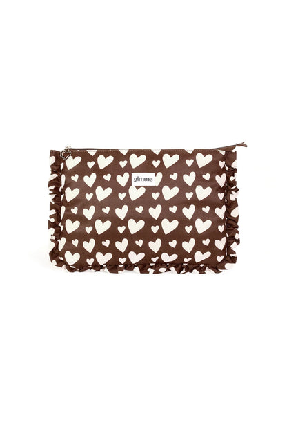 Housse pour ordinateur portable en forme de cœur - 13 pouces